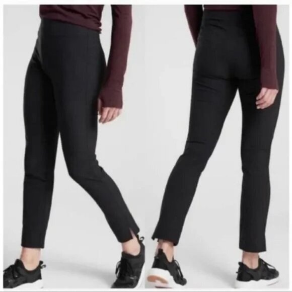 353450 Athleta Wander Slim Ankle pants side pockets in Black - Picture 11 of 11